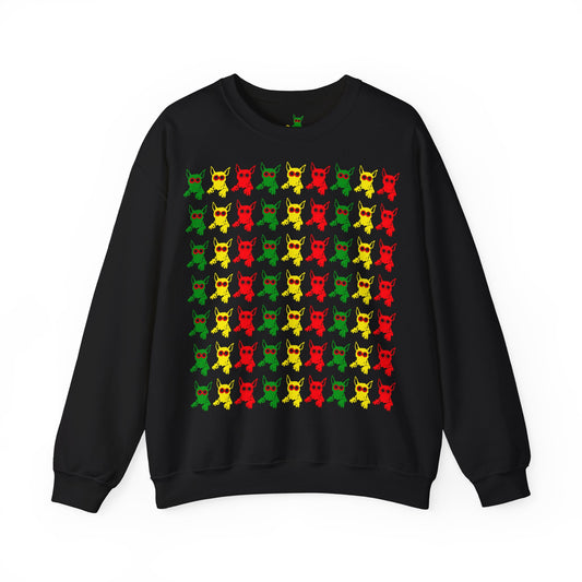 ROCKDOG420 - Crew Sweatshirt RASTA