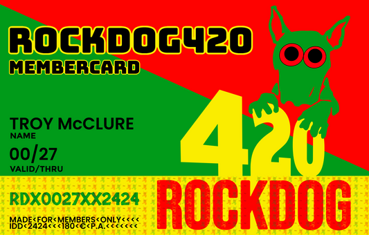 ROCKDOG420 MEMBERCARD