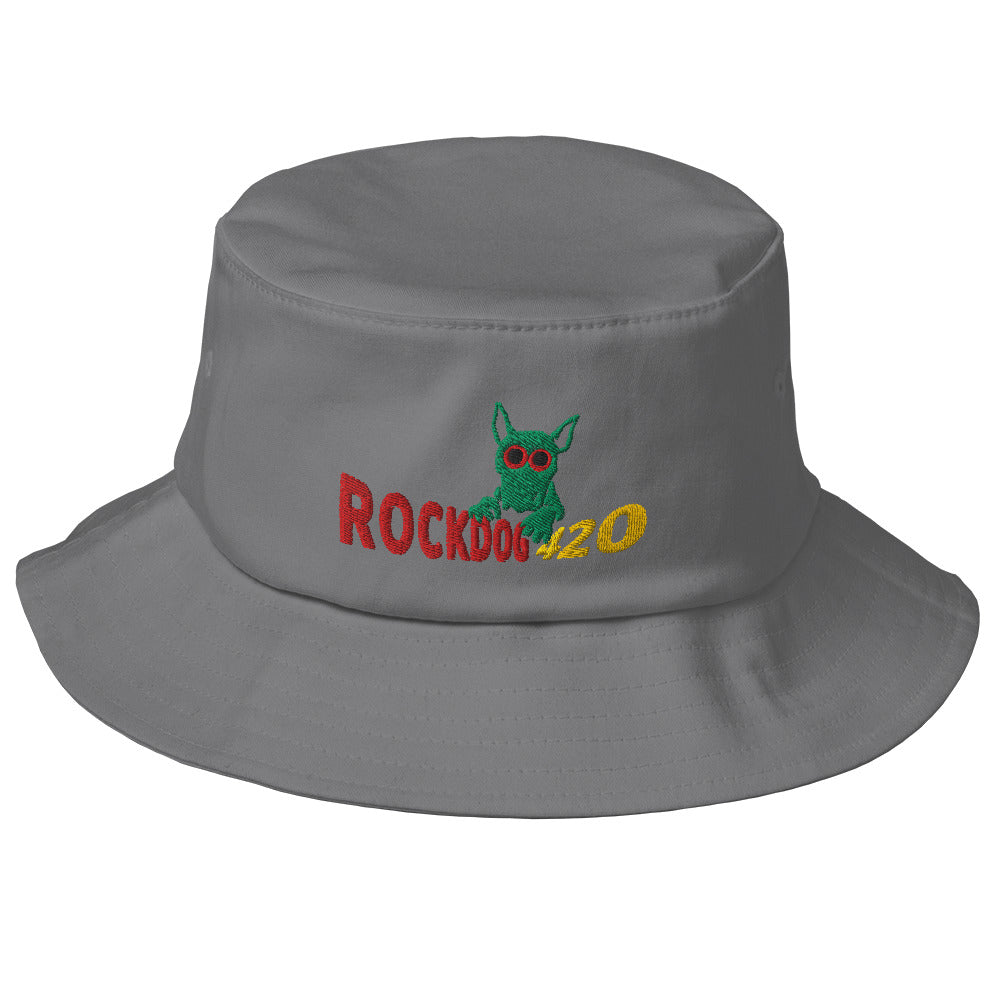ROCKDOG420 Crew Bucket Hat grey – cycling streetwear apparel, designed and assembled in Bavaria Germany