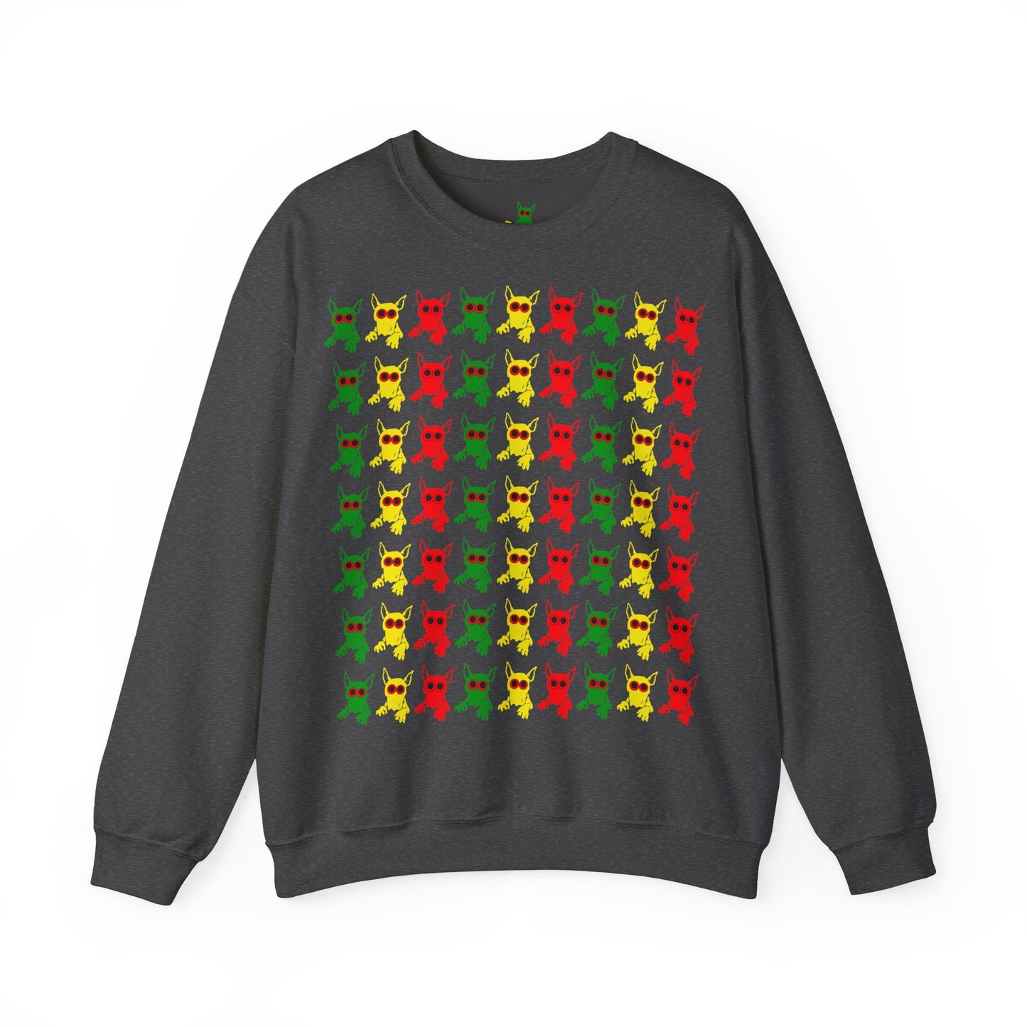 ROCKDOG420 - Crew Sweatshirt RASTA