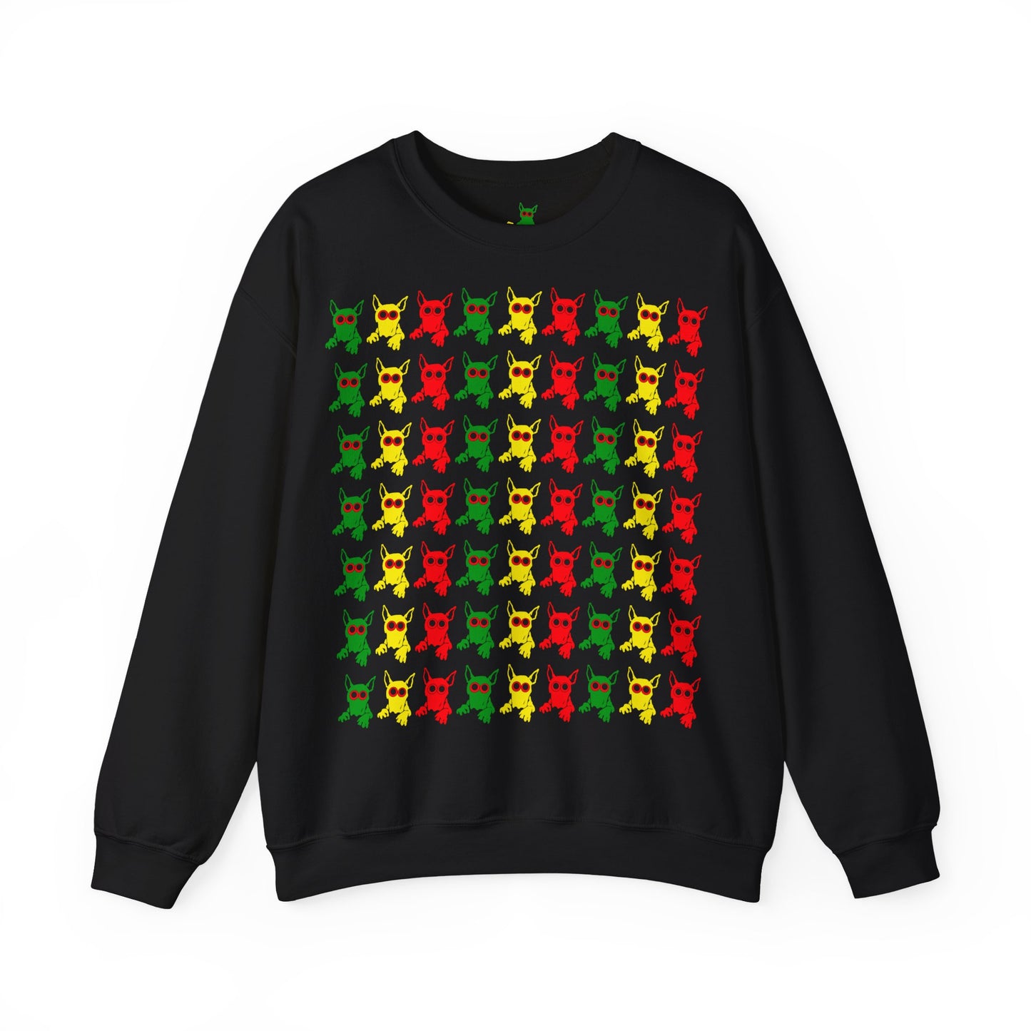 ROCKDOG420 - Crew Sweatshirt RASTA
