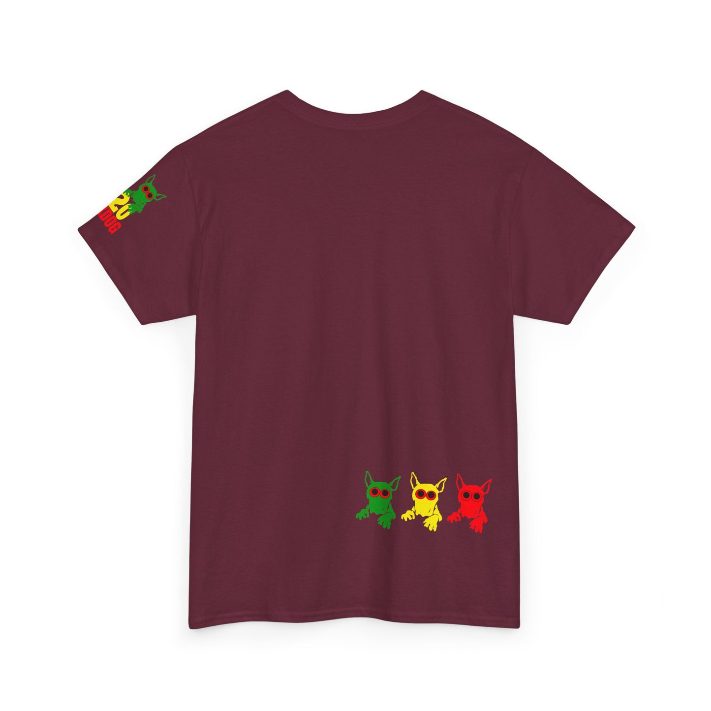 ROCKDOG420 - Crew T‑Shirt RASTA