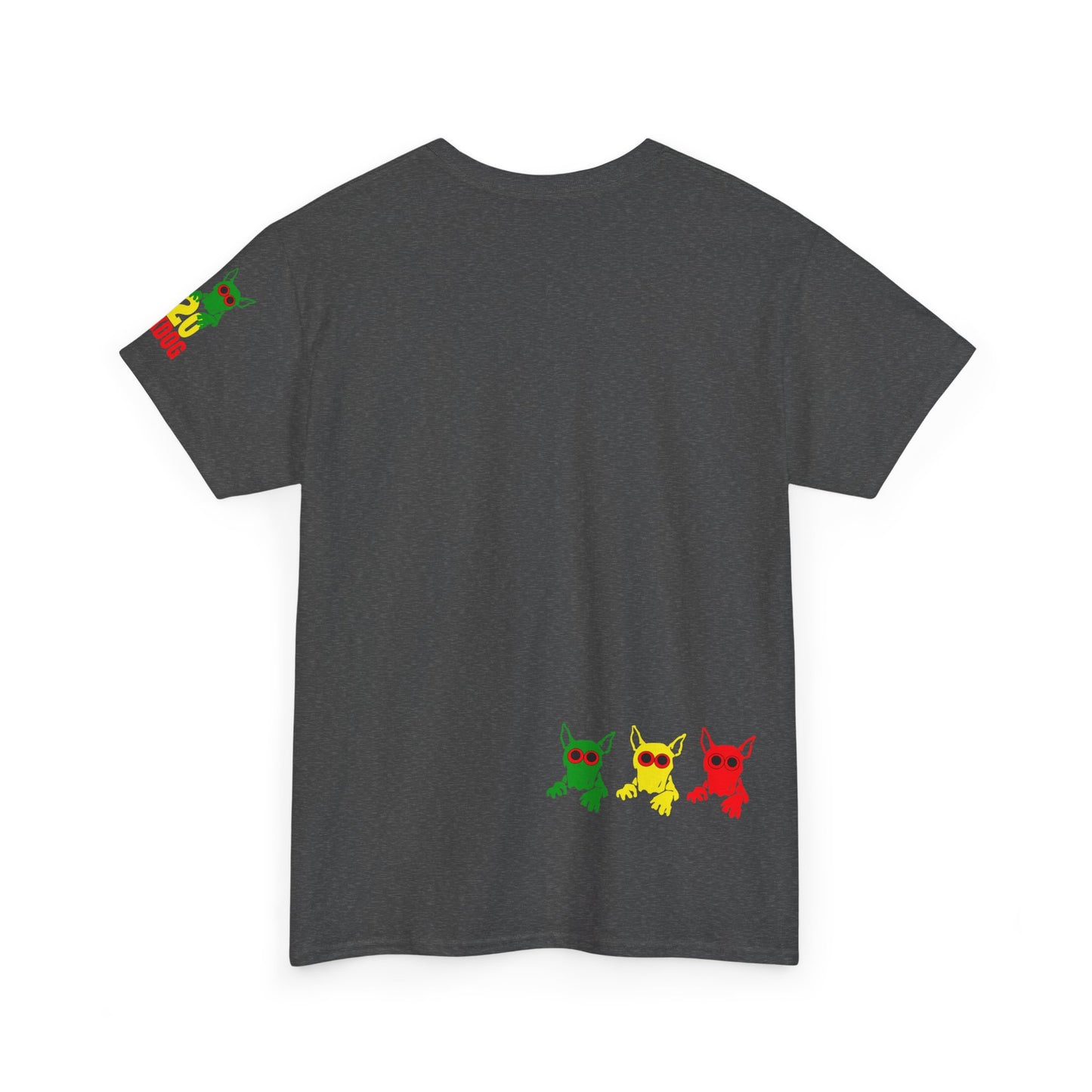 ROCKDOG420 - Crew T‑Shirt RASTA