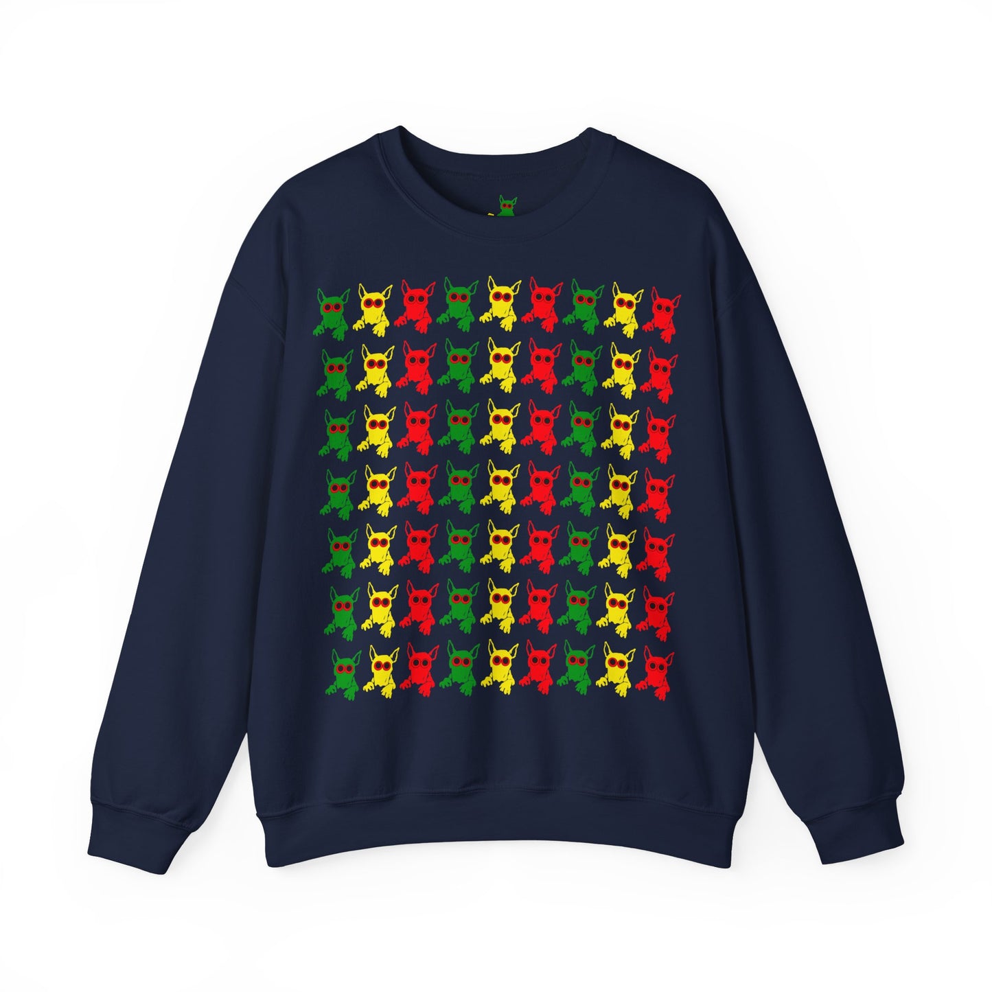 ROCKDOG420 - Crew Sweatshirt RASTA