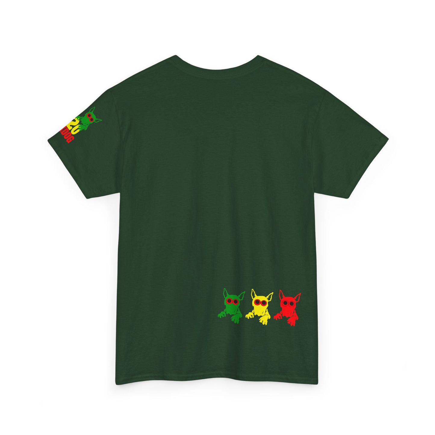 ROCKDOG420 - Crew T‑Shirt RASTA