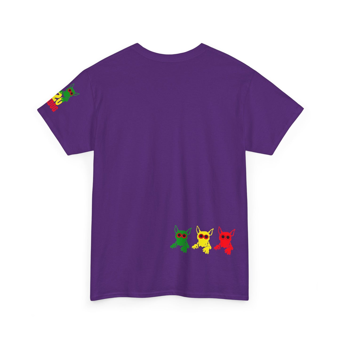 ROCKDOG420 - Crew T‑Shirt RASTA