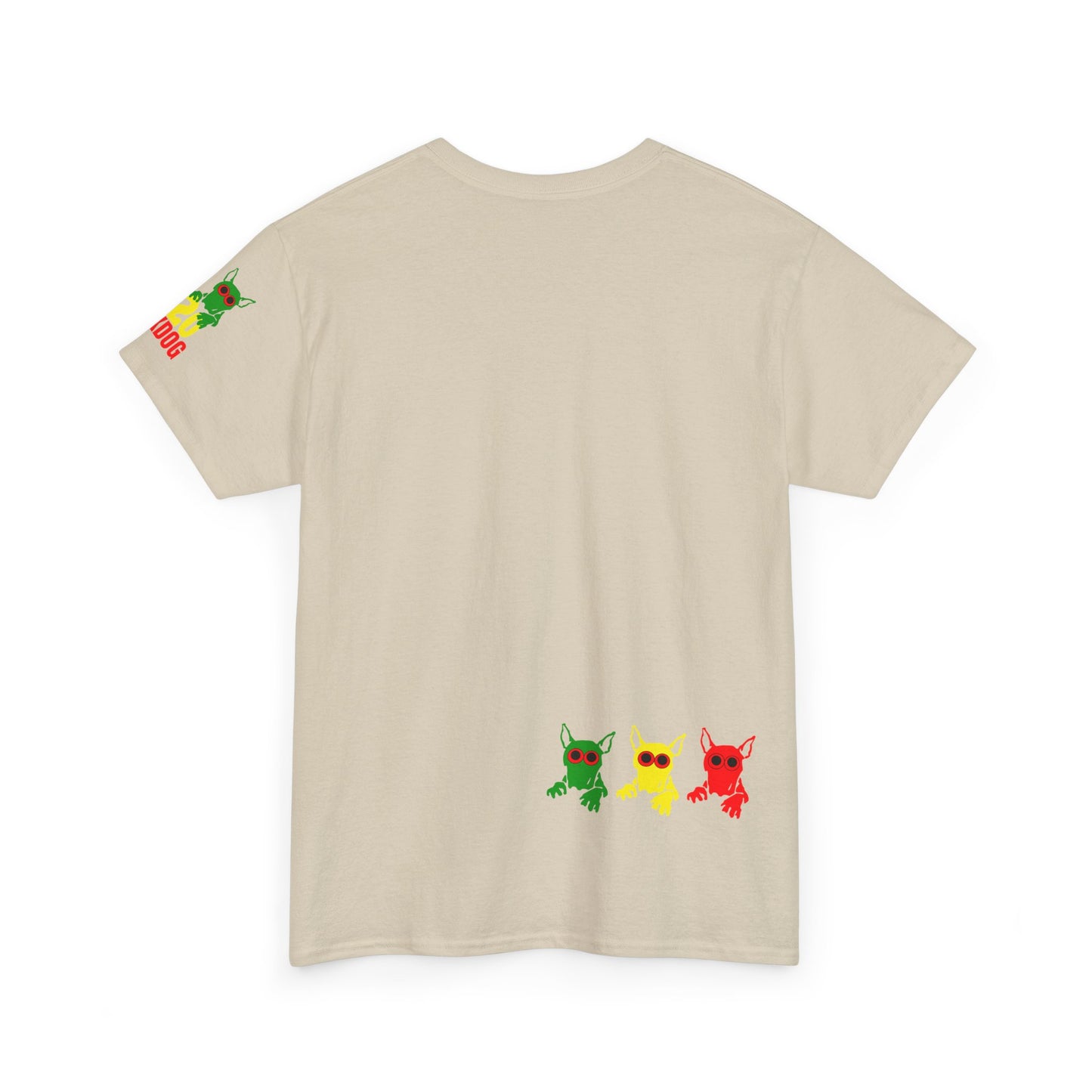 ROCKDOG420 - Crew T‑Shirt RASTA