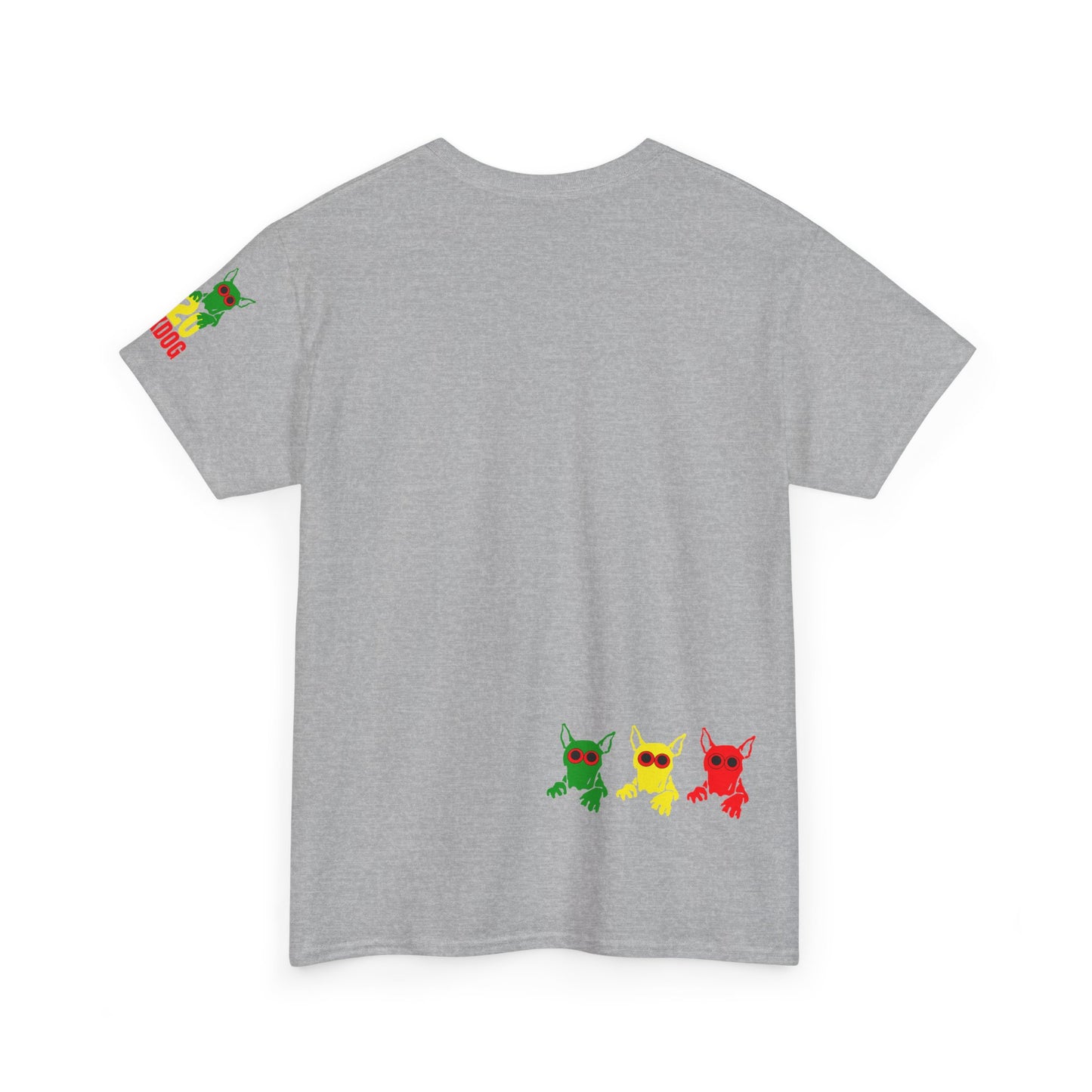 ROCKDOG420 - Crew T‑Shirt RASTA