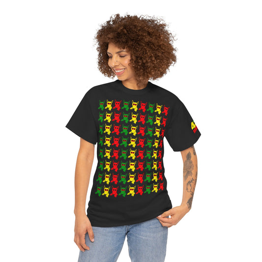 ROCKDOG420 - Crew T‑Shirt RASTA