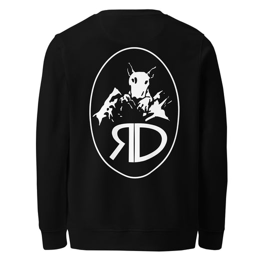 ROCKDOG420 Classic Sweatshirt black back – cycling streetwear Neufahrn Bavaria
