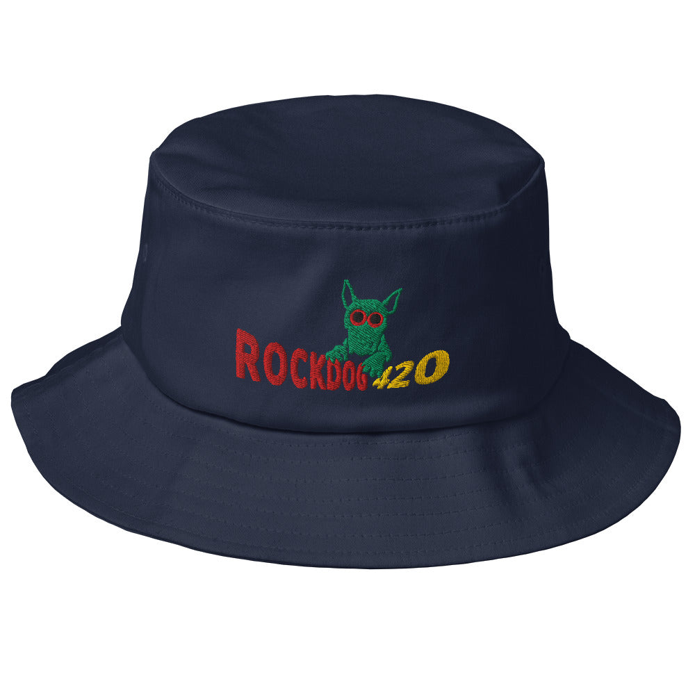 ROCKDOG420 Crew Bucket Hat navy – gravel bike cycling clothing, assembled in Neufahrn Bayern
