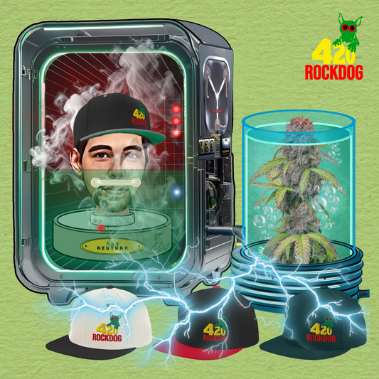 ROCKDOG420 Crew Cap Snapback – REDTURN reactor scene, ROCKDOG420 Comic Universe kult merch Neufahrn Bavaria
